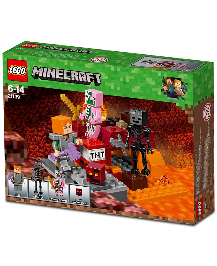LEGO® Minecraft The Nether Fight 21139 - Macy's