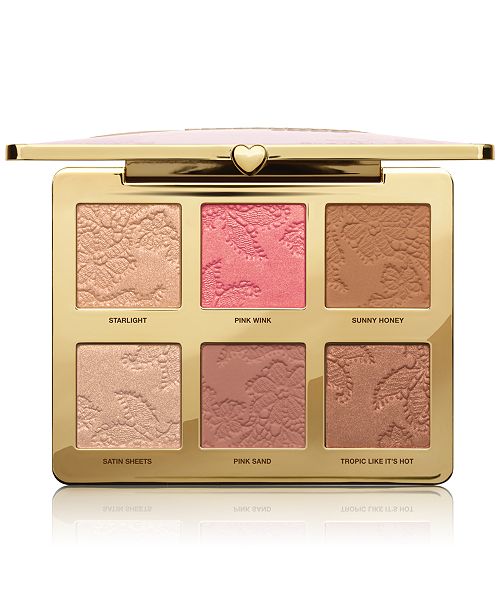 Too Faced Natural Face Highlight, Blush, and Bronzing Veil Face Palette ...
