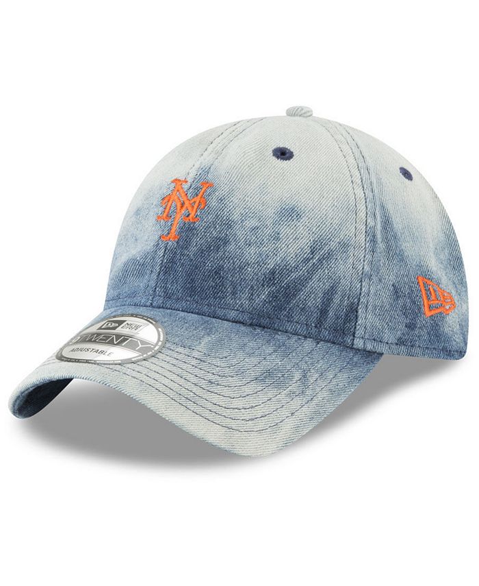 New Era 9Twenty Cappellino Regolabile In Denim - Colore Azzurro - 100% Cotone, Pieghevole E Strapback