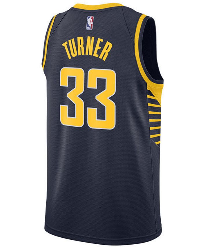 Nike Men's Myles Turner Indiana Pacers Icon Swingman Jersey - Macy's