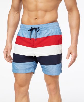 macy's tommy hilfiger swim trunks