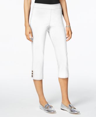 macy's white capri pants