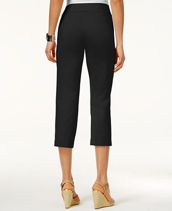 JM Collection Embellished Pull-On Capri Pants, Created for Macy's ...