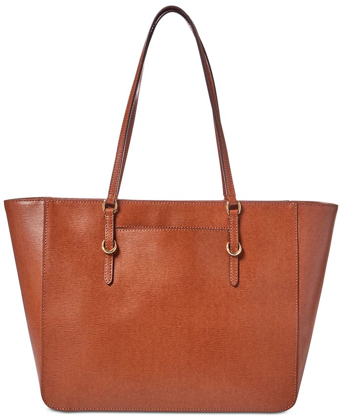 Lauren Ralph Lauren Bennington Leather Tote & Reviews - Handbags ...