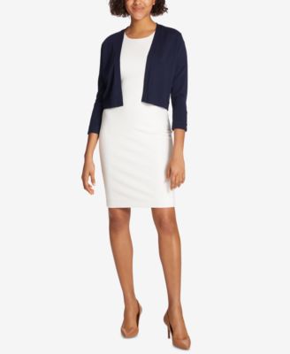 Women's Button Sleeve 3/4 Sleeve Cardigan