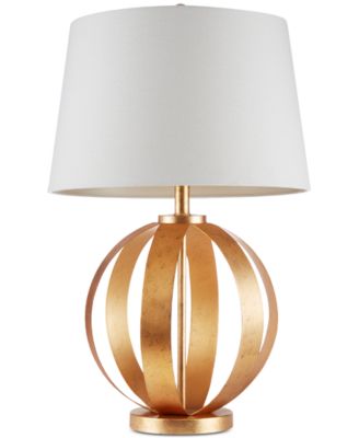 ivy copper glass table lamp