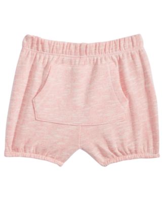 First Impressions - Kangaroo-Pocket Bloomer Shorts, Baby Girls