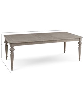 Furniture Elina Expandable Dining Furniture, 5-Pc. Set (Dining Table & 4 Upholstered Side Chairs), Created for Macy's