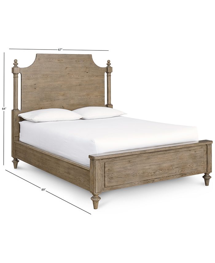 Furniture Closeout! Martha Stewart Collection Bergen Queen Bed, Created
