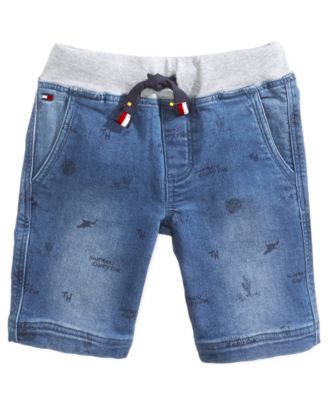 Tommy Hilfiger - Schiffli Denim Shorts, Big Boys