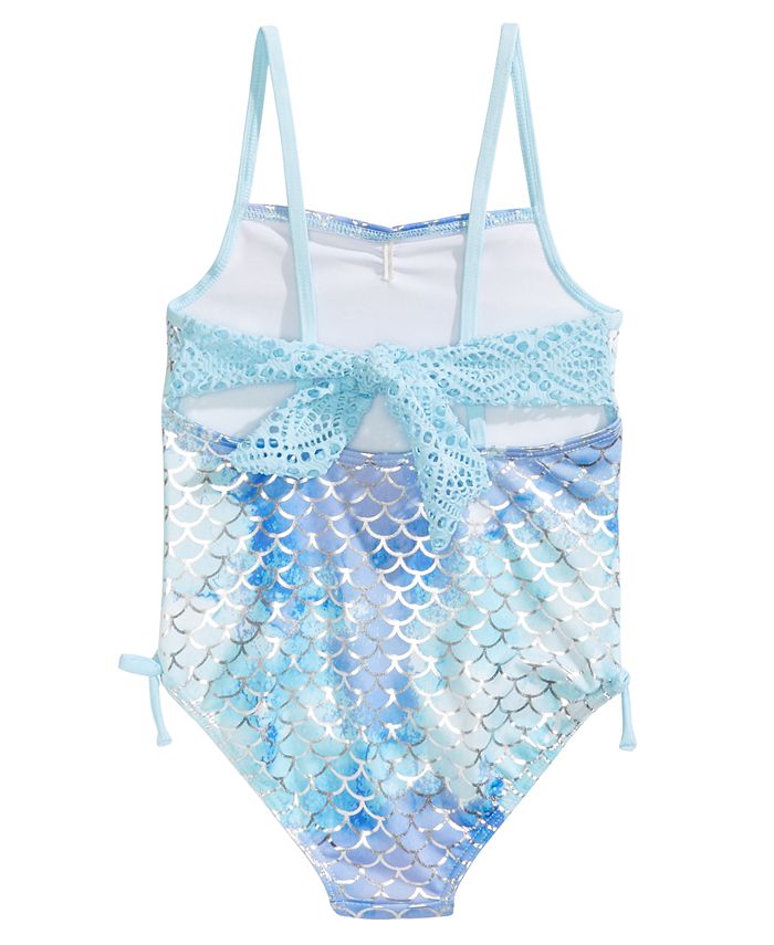 Penelope Mack 1-Pc. Mermaid-Print Swimsuit, Little Girls - Macy's