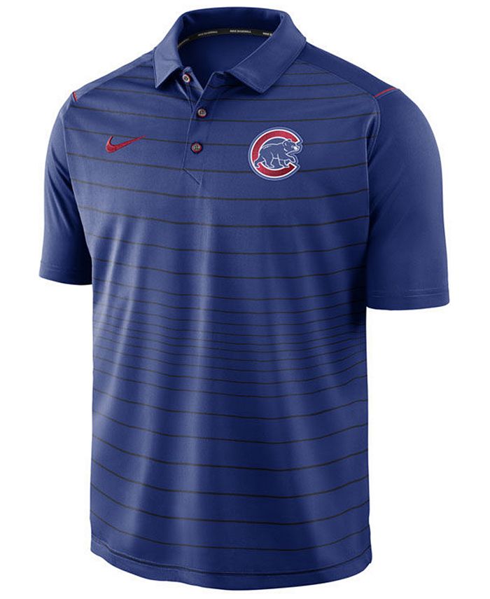 Nike Men's Chicago Cubs Stripe Polo & Reviews - Sports Fan Shop By Lids ...