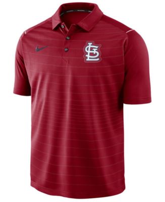 Nike Men's St. Louis Cardinals Stripe Polo - Macy's