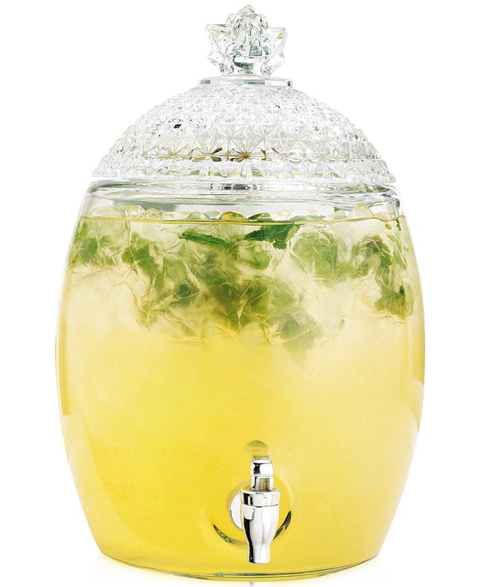Home Essentials Monaco Pineapple 1.75-Gallon Glass Beverage