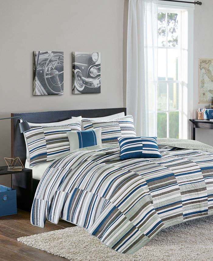 Intelligent Design Emmett 4Pc. Twin/Twin XL Coverlet Set Macy's