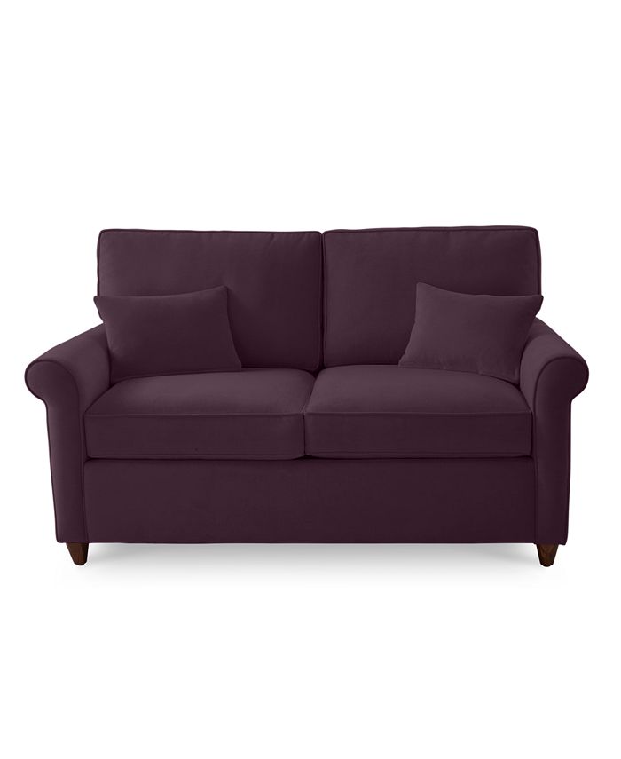 Furniture Lidia 62" Fabric Loveseat, Created for Macy's Macy's