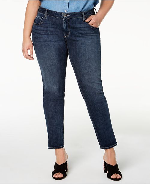 Lucky Brand Trendy Plus Size Ginger Skinny Jeans & Reviews - Jeans ...