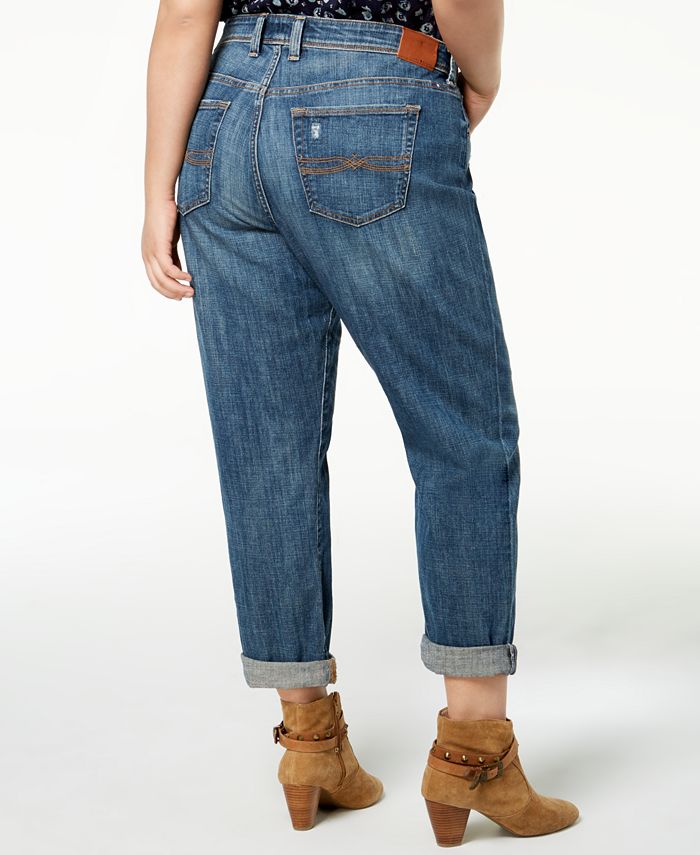 Lucky Brand Trendy Plus Size Reese Boyfriend Jeans Macys 0344