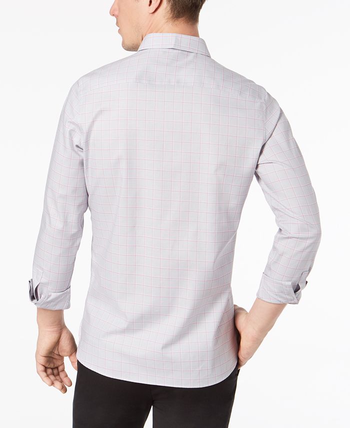 Calvin Klein Men's Infinite Cool Solid Button Down Shirt Black