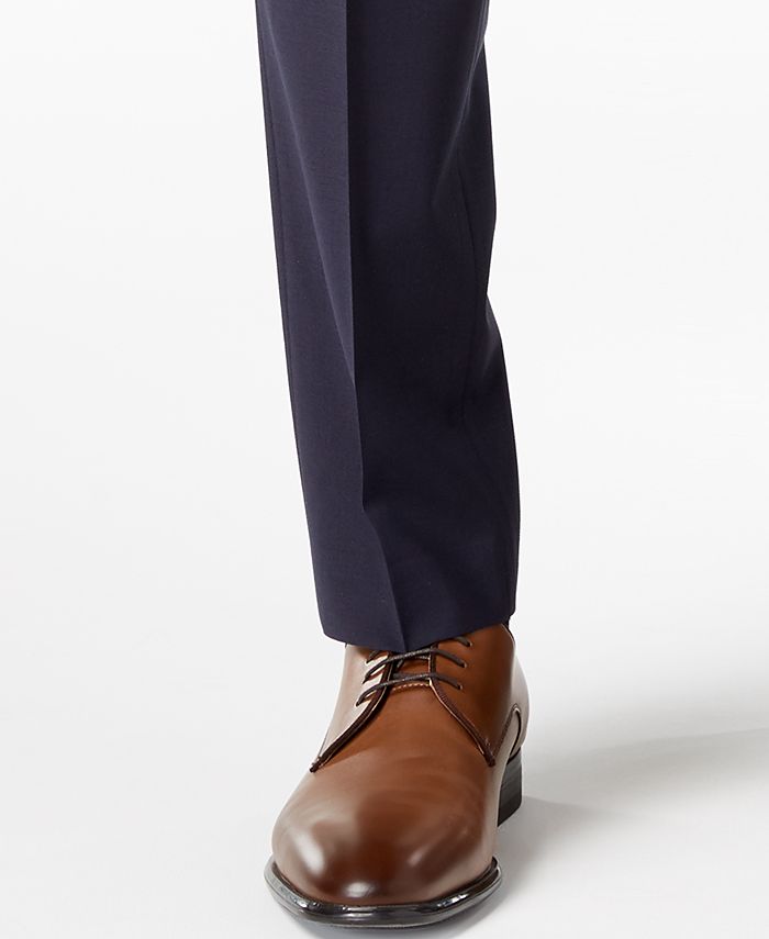 Calvin Klein Men's Skinny-Fit Infinite Stretch Navy Suit Pants - Macy's