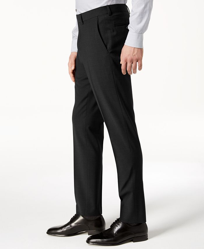 Calvin Klein Men's SkinnyFit Infinite Stretch Black Suit Pants Macy's