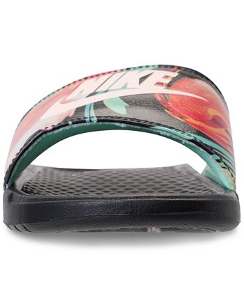 nike benassi jdi print slide sandals