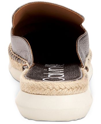 Calvin klein verie clearance espadrille loafer mule