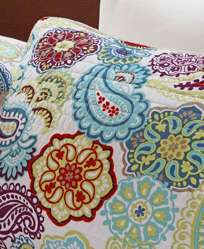 Mi Zone Tamil Paisley 4Pc. Quilt Set, King/California King Macy's