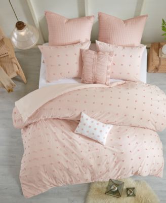 Brooklyn Jacquard Cotton 7-Pc. Duvet Cover Set, Full/Queen