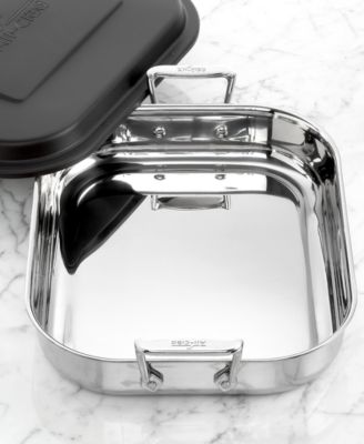 All-Clad - Covered Lasagna Pan, Stainless Steel