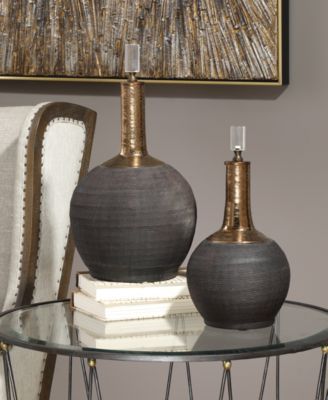 Arnav 2-Pc. Matte Black Bottle Set