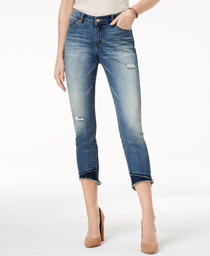 Vintage America Boho Ripped Skinny Jeans - Macy's