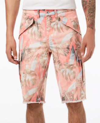 guess men's cargo shorts