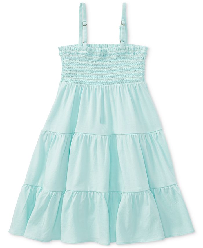 Polo Ralph Lauren Smocked-Bodice Dress, Toddler Girls - Macy's