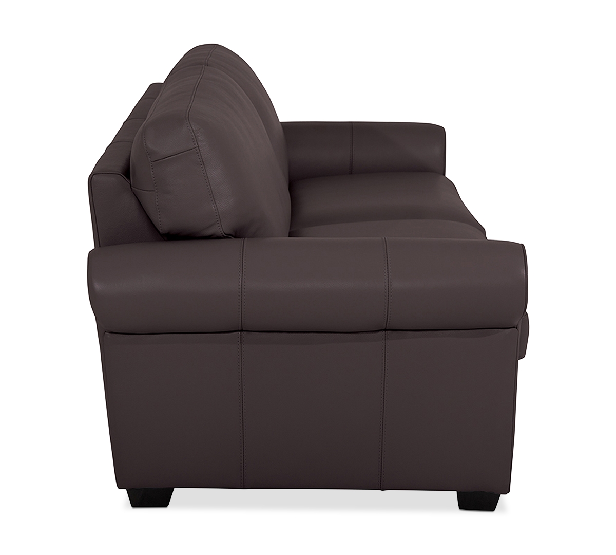Macy's Orid 77" Full Roll Arm Leather Sleeper, Created For