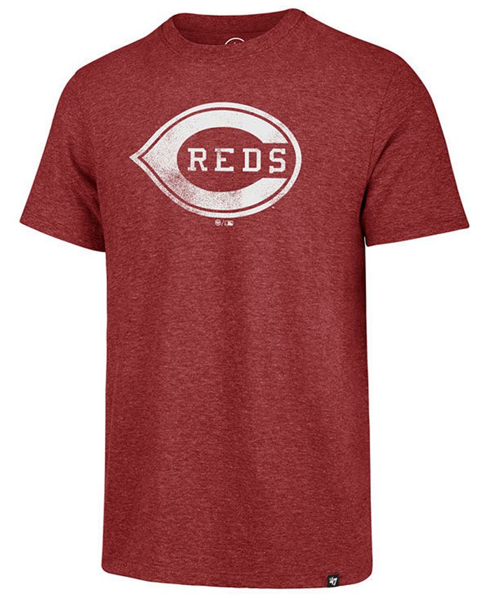 '47 Brand Men's Cincinnati Reds Coop Triblend Match T-Shirt - Macy's