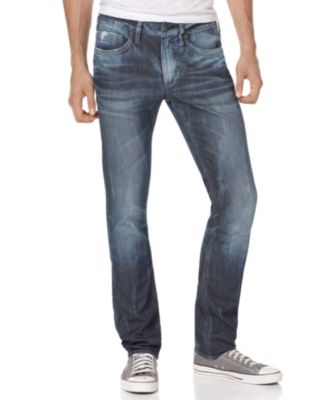 Buffalo David Bitton Men's Evan Slim Straight Fit Stretch Jeans