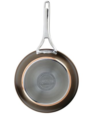 Nouvelle Copper Luxe Hard-Anodized Nonstick Cookware Set, 3-Piece, Sable
