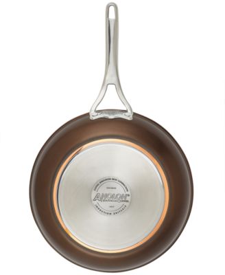 Nouvelle Copper Luxe Hard-Anodized Nonstick Cookware Set, 3-Piece, Sable