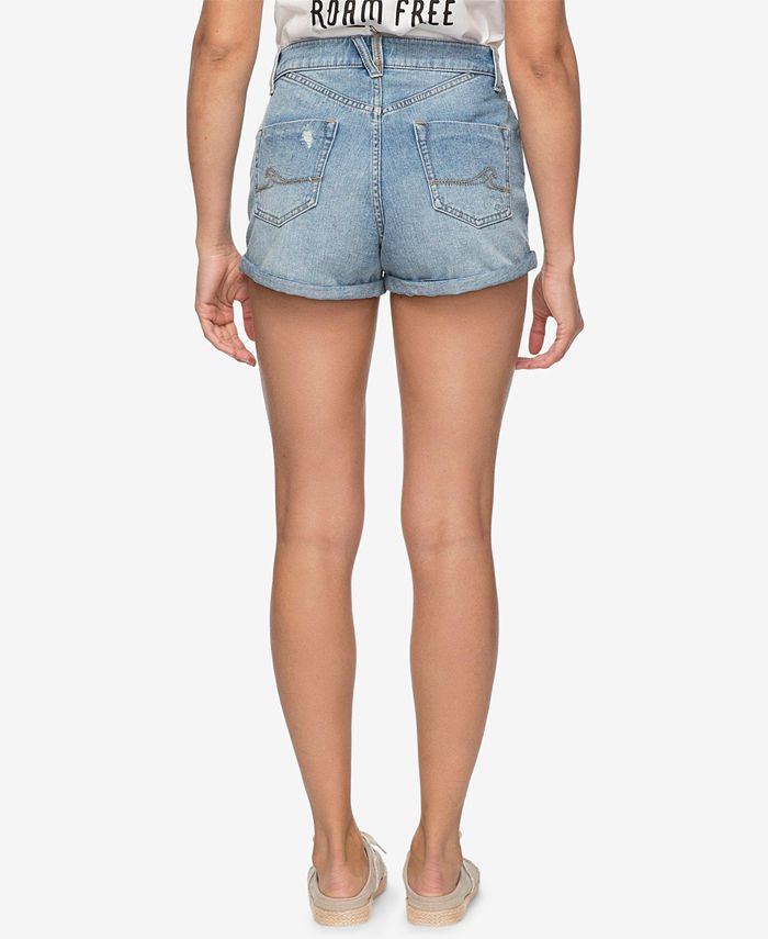 Roxy Juniors' Cuffed Denim Shorts Macy's