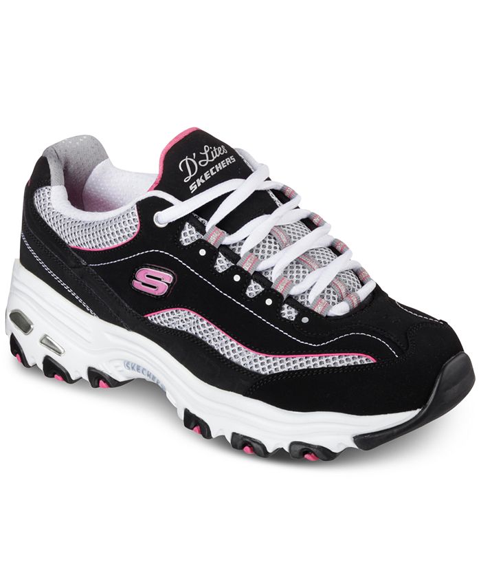 Skechers Women's D'Lites - Life Saver Walking Sneakers from Finish Line ...
