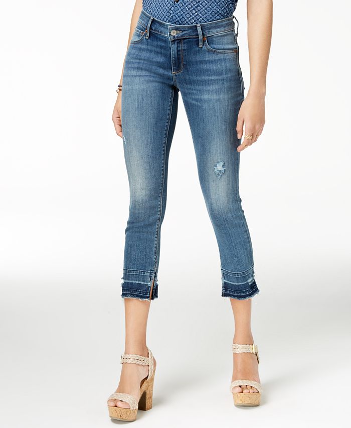 Released hem cheap skinny jeans