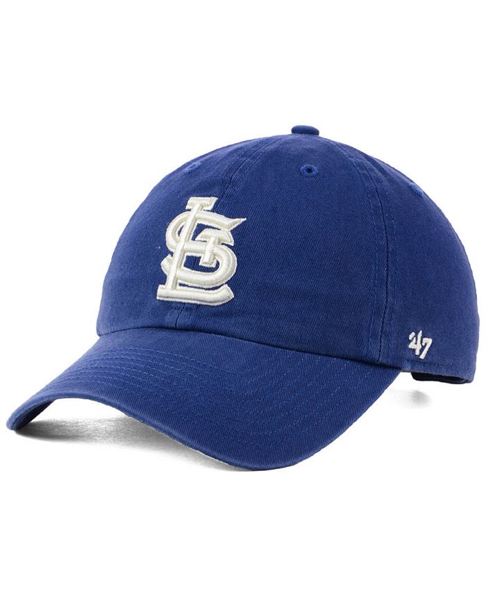 47 Brand St. Louis Cardinals Timber Blue CLEAN UP Cap - Macy's