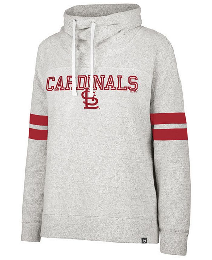 '47 Brand Women's St. Louis Cardinals French Terry Funnel Hoodie - Macy's