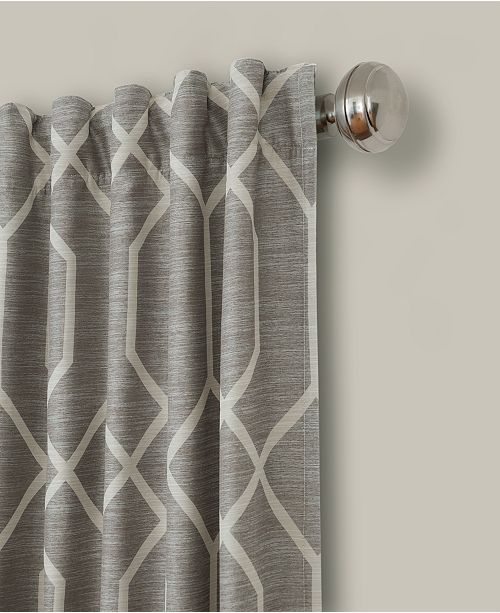 Elrene Devin 52 X 84 Blackout Rod Pocket Back Tab Curtain Panel