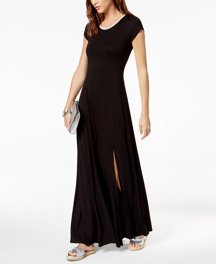 Michael Kors Petite Cap-Sleeve Maxi Dress & Reviews - Dresses - Petites -  Macy's