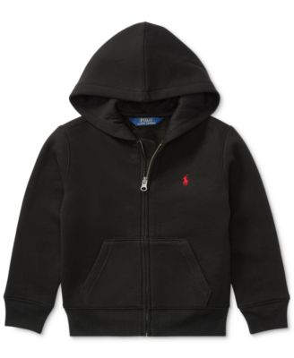 boys black zip up