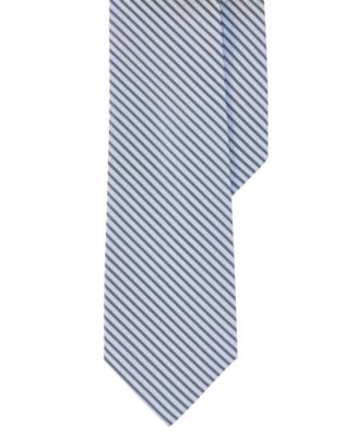 Lauren by Ralph Lauren Mens Men's Shirting Stripe Silk Tie - Macy's