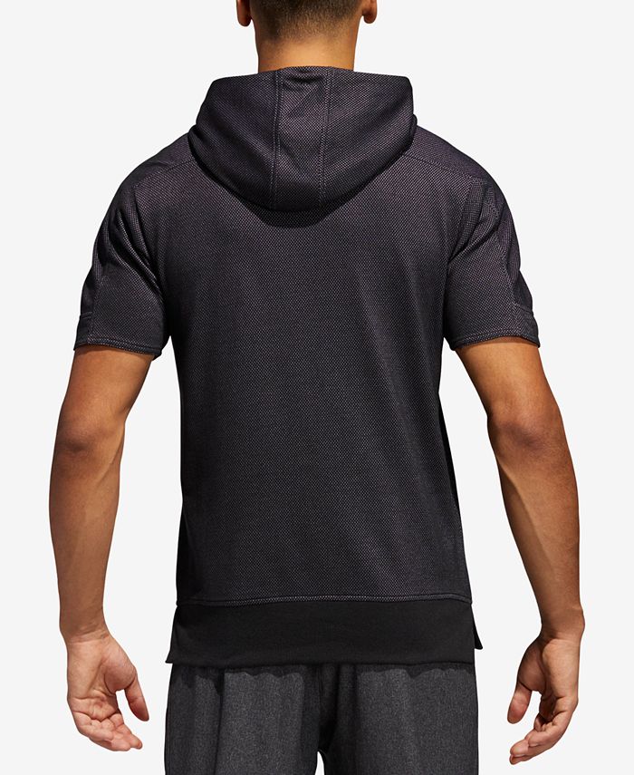 adidas Men's Sport ID Short-Sleeve Hoodie - Macy's