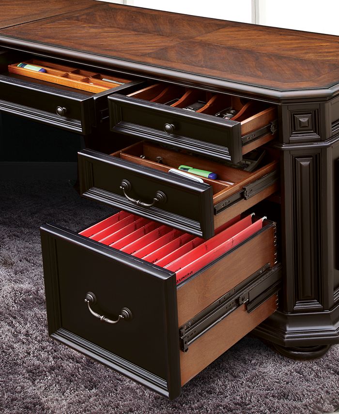 Furniture Beekman Home Office Left Return Desk Macy's